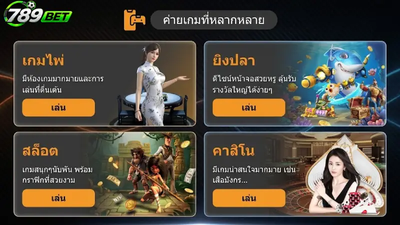 ระบบบริการและผลิตภัณฑ์เกมยอดนิยมในปี 789bet 2026