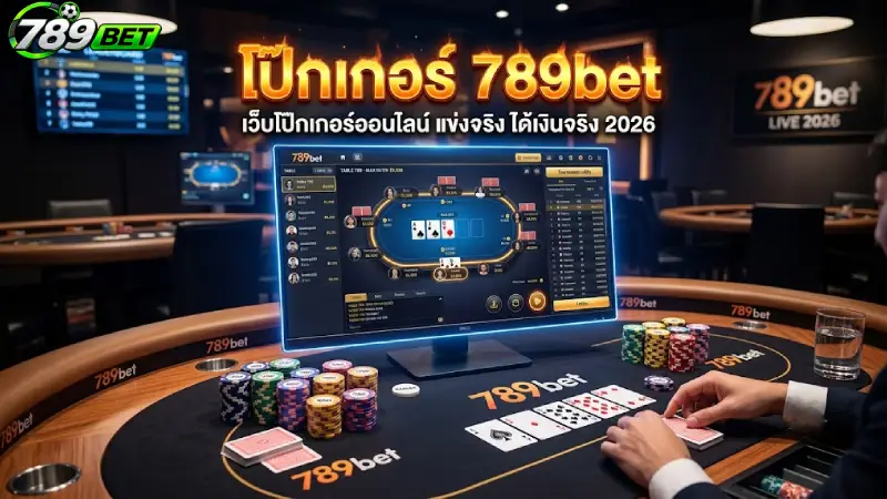 โป๊กเกอร์ 789bet เว็บโป๊กเกอร์ออนไลน์ แข่งจริง ได้เงินจริง 2026
